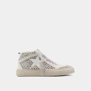 NEW SHU SHOP women's severine high top sneaker in silver